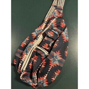 *NEW* KAVU Southwest Aztec Print Rope Sling Shoulder Bag Crossbody Backpack